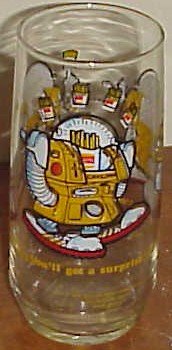 Wizard of Fries Collectors glass Burger King 1979