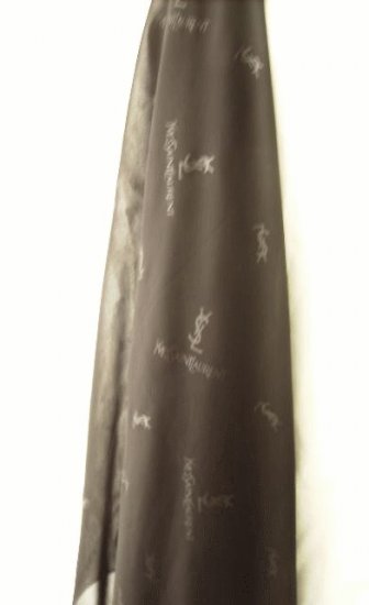 Black Yves Saint Laurent scarf