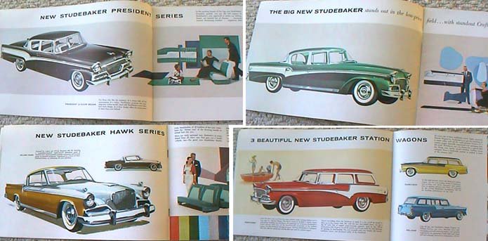 56 Studebaker sales brochure NICE full color!