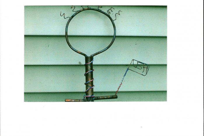 Little Patroit copper yard art
