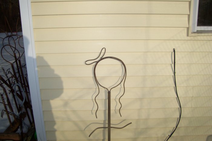 Jill copper yard art
