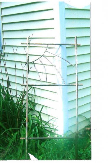 Garden Trellis copper yard art