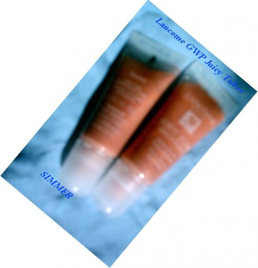 2 LANCOME Juicy Tubes Ultra Shiny LipGloss TICKLED PINK
