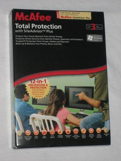 NEW Mcafee Total Protection 2008 NIB sealed virus scan