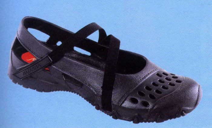 NLS-MAL Black Injected PVC Shoes