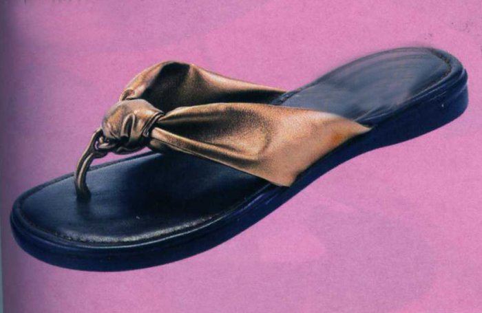 NLS-ROJ Flat Bronze Sandals