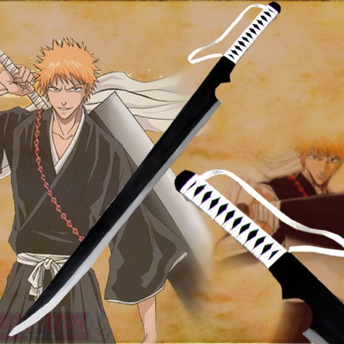 52"-Ichigo Wooden Zangetsu Sword(Bleach)