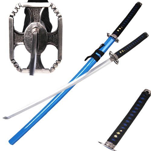 Blue Warrior Katana Sword