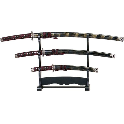 BURGUNDY HARDWOOD KATANA