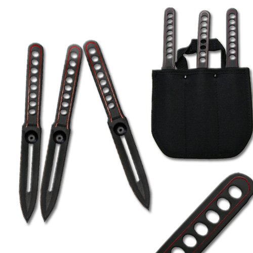 Ninja "Red Line" Thrower Set with Arm Sheath