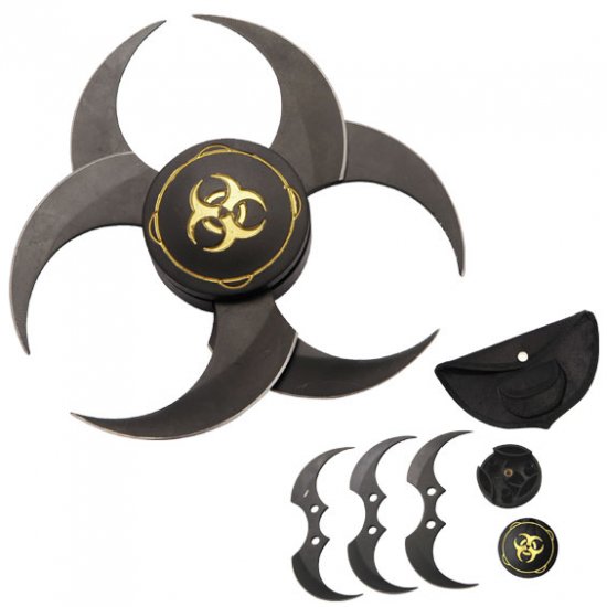 Cyclone Shine Features 6 Stainless Blades ( Black )