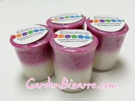 Soy Votive Candle - Set of 4 - Strawberry Scented