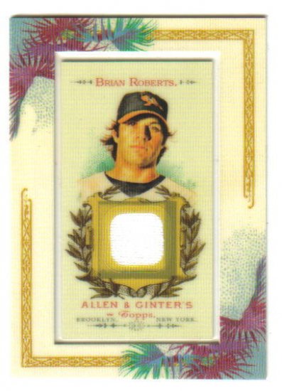 Allen & Ginter 2007 - BRIAN ROBERTS - Game-used jersey