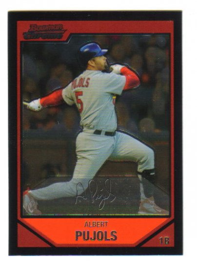 ALBERT PUJOLS - 2007 Bowman Chrome #175