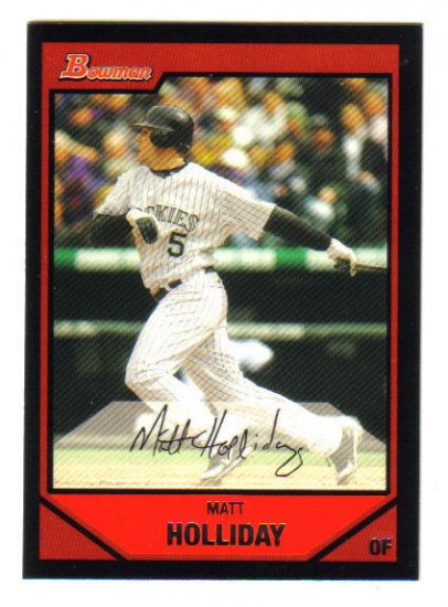 MATT HOLLIDAY - 2007 Bowman #189