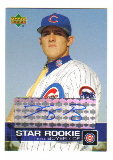 KYLE BOYAR - 2003 Upper Deck Prospect Premiers - *Star Rookie Signature* AUTO