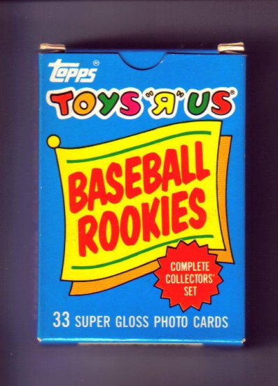 1987 TOYS r US Baseball Rookie Set - includes BARRY BONDS
