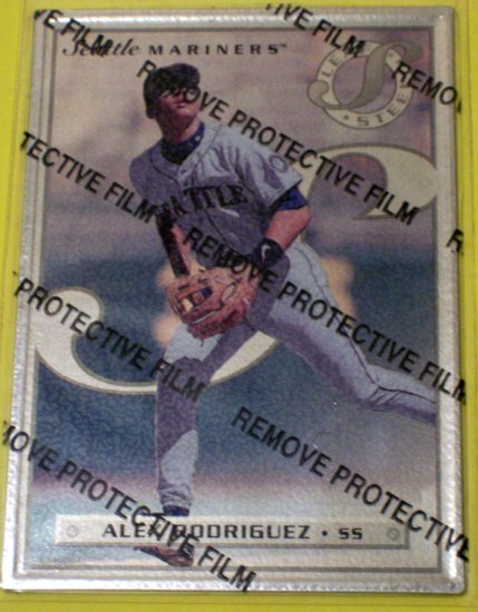 ALEX RODRIGUEZ - 1996 Leaf Steel with protective film - RARE