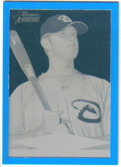 ANDREW FIE -2007 Bowman Heritage - PRINTING PLATE 1/1