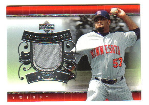 JOHAN SANTANA - 2007 Upper Deck *Game Materials*
