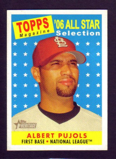ALBERT PUJOLS - 2007 Topps Heritage All Star #476
