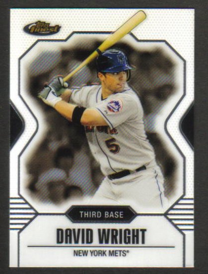 DAVID WRIGHT - NY METS - 2007 Topps Finest #1
