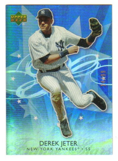DEREK JETER - 2006 Upper Deck Future Stars - BLUE Parallel - #d 14/99