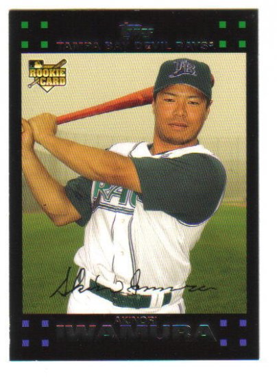AKINORI IWAMURA - 2007 Topps #341 - Red Back