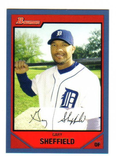 GARY SHEFFIELD - 2007 Topps #70 - BLUE Parallel #d 36/500
