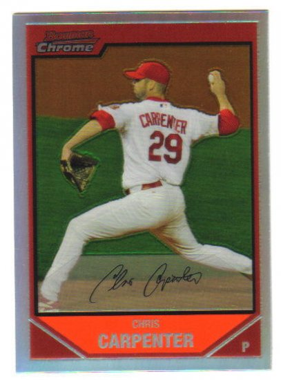 CHRIS CARPENTER - 2007 Topps#124 - Silver Refractor
