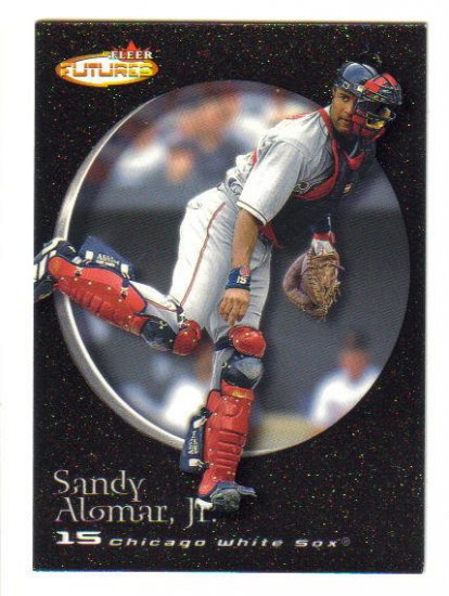 SANDY ALOMAR, Jr. - 2001 Fleer Futures BLACK GOLD #d 120/499