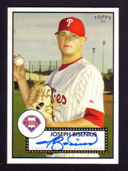 JOSEPH BISENIUS - 2007 Topps 52 - Autograph