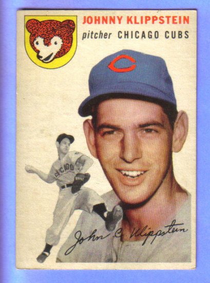 JOHNNY KLIPPSTEIN - 1954 Topps #31 - Chicago Cubs Pitcher