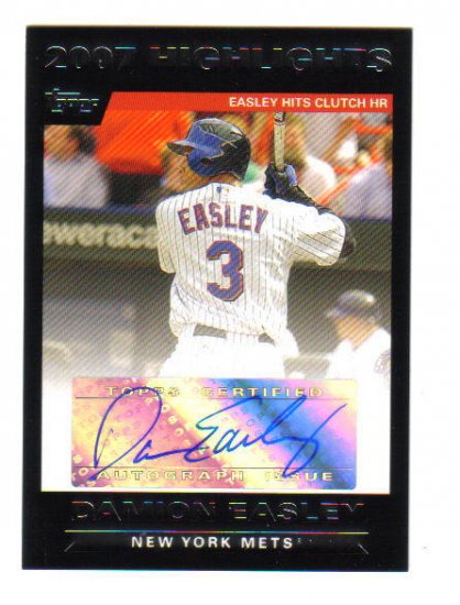 DAMION EASLEY - 2007 Topps - Autograph