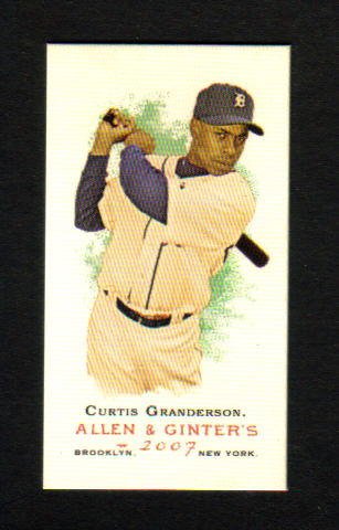 CURTIS GRANDERSON - 2007 Allen & Ginter MINI