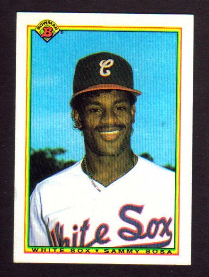 SAMMY SOSA - 1990 Bowman Rookie Card
