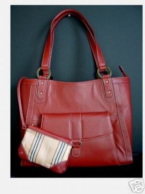 Franklin Covey Leather Business/Laptop Tote