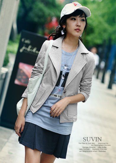 Smart Casual Grey Coat C0401KP