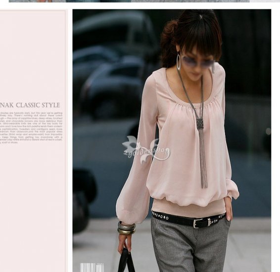 Comfy Stylish Korean Fashion Pink Tee C04765PG