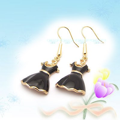 Unique Black Dress Earrings E040501