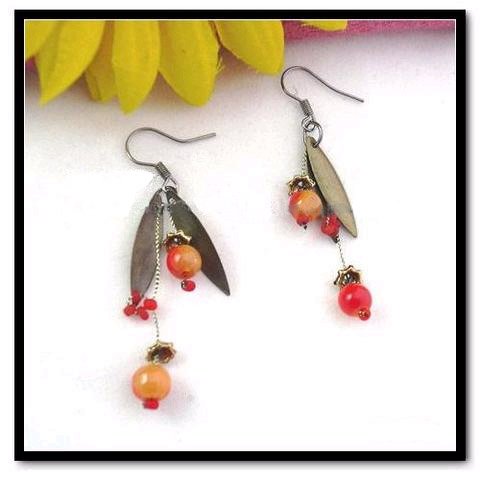 Fruits of Joy Earrings- New Age from Tibet/Nepal