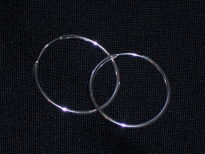 Sterling Silver Endless Hoop Earrings