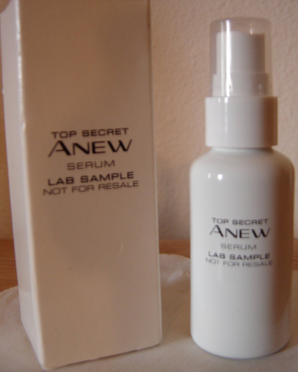 Top Secret Avon ANEW Serum Lab Sample, In Box