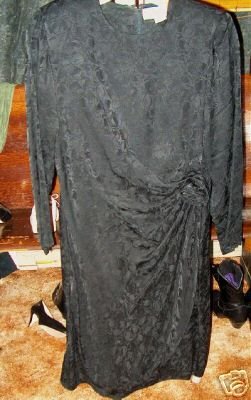 !00% silk black dress by Argenti