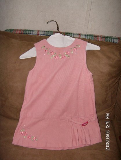 Bonnie Jean Girl's Light-Weight Corduroy Jumper Size 5