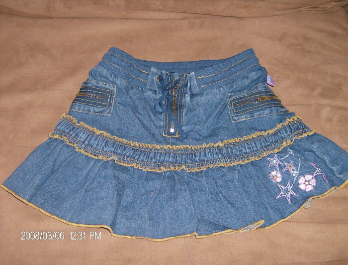 EVERGIRL DENIM SKORT SIZE 8