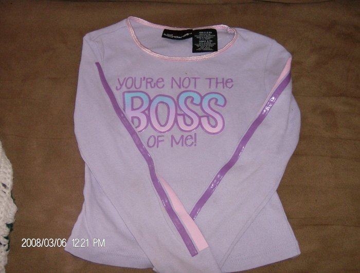 NO BOUNDARIES GIRL'S SHIRT SIZE 6/6X