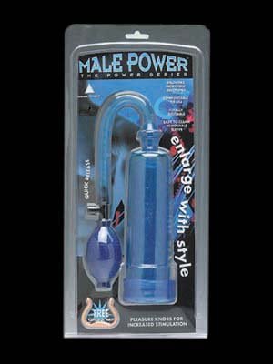 Male Power Pump Blue