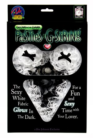 Glow in the Dark G STRING and Pasties 223000dj