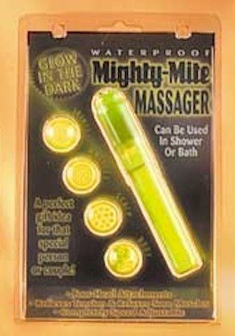 Mighty Mite Massager waterproof and Glows in the Dark